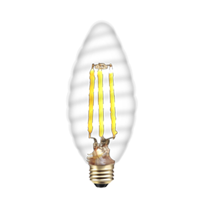 C35 Lampă de iluminat și lumină ușoară, nemodificată cu filament deco răsucit