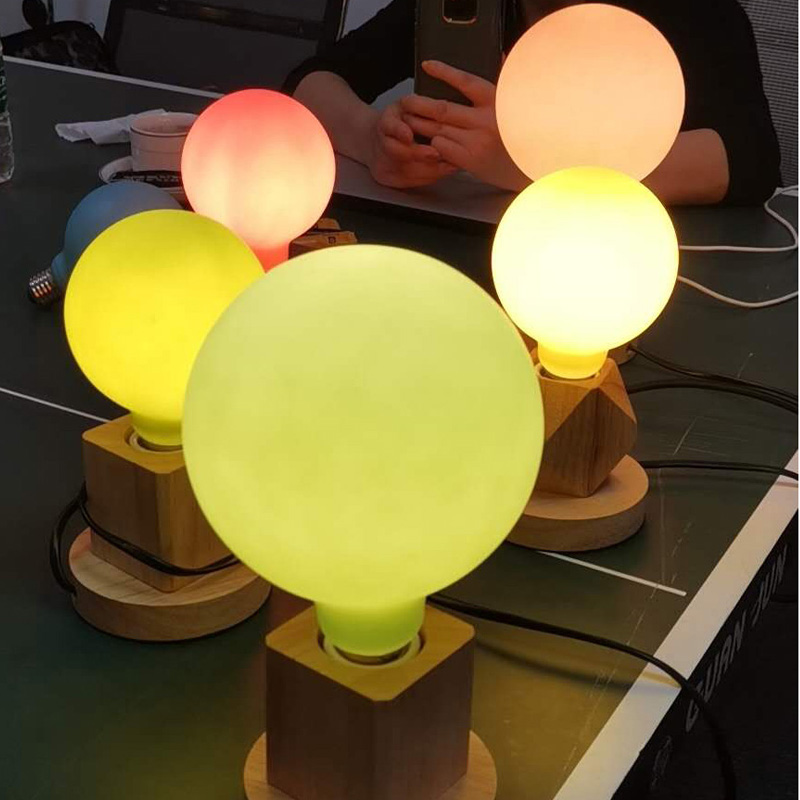 NOU Design de filament decorativ E27 a condus lumina Macaron bec de iluminat decorare